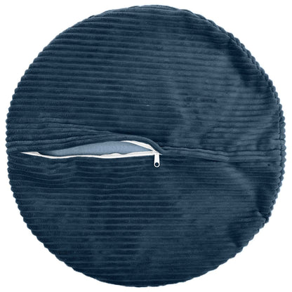 Federa 6 pcs HEERLEN Blu navy Ø 40 cm corduroy | homemem39