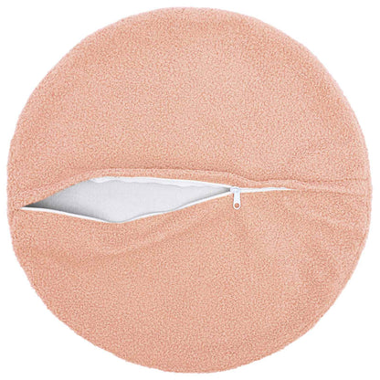 Federa 2 pcs HEERLEN Rosa Ø 40 cm Bouclé | homemem39