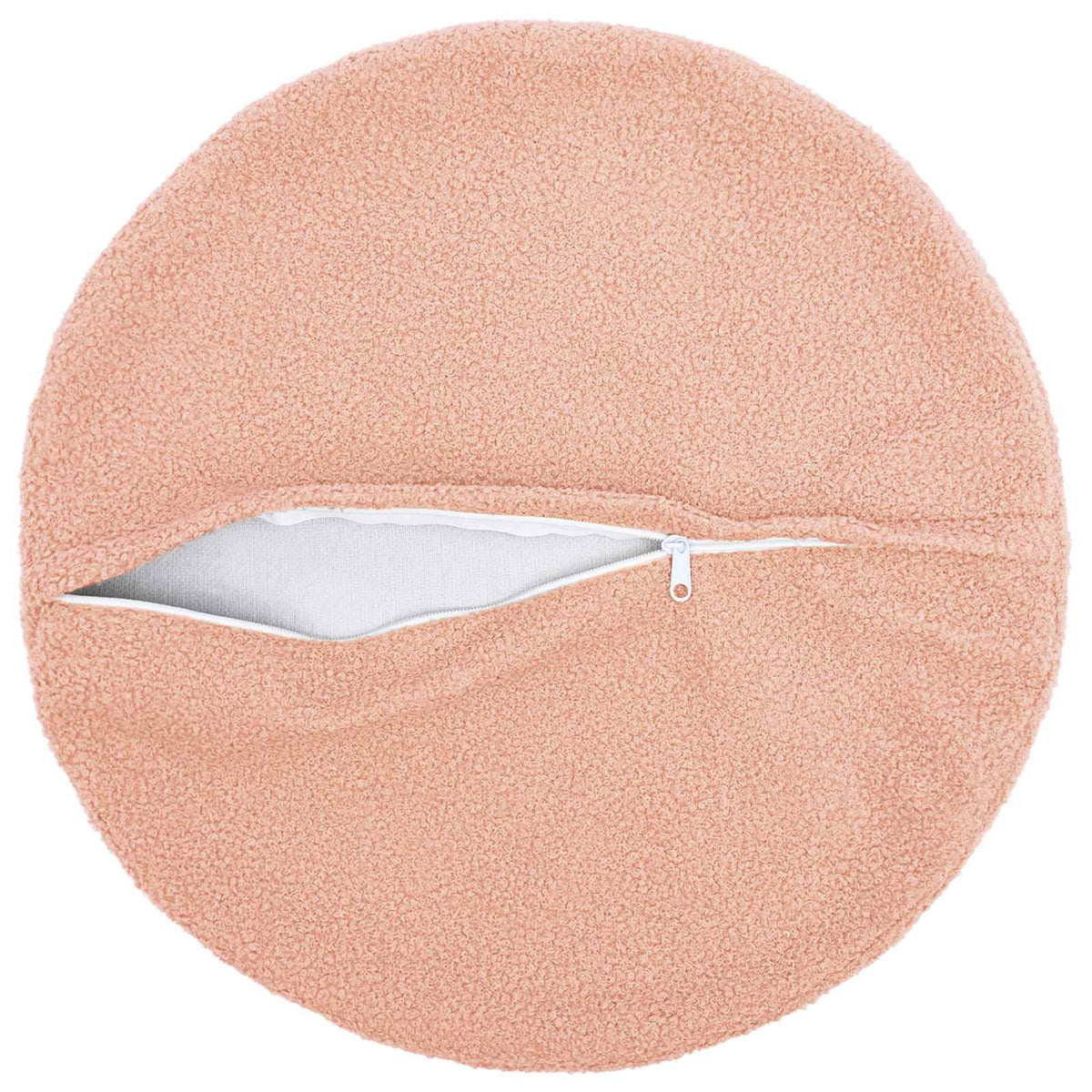 Federa 6 pcs HEERLEN Rosa Ø 40 cm Bouclé | homemem39