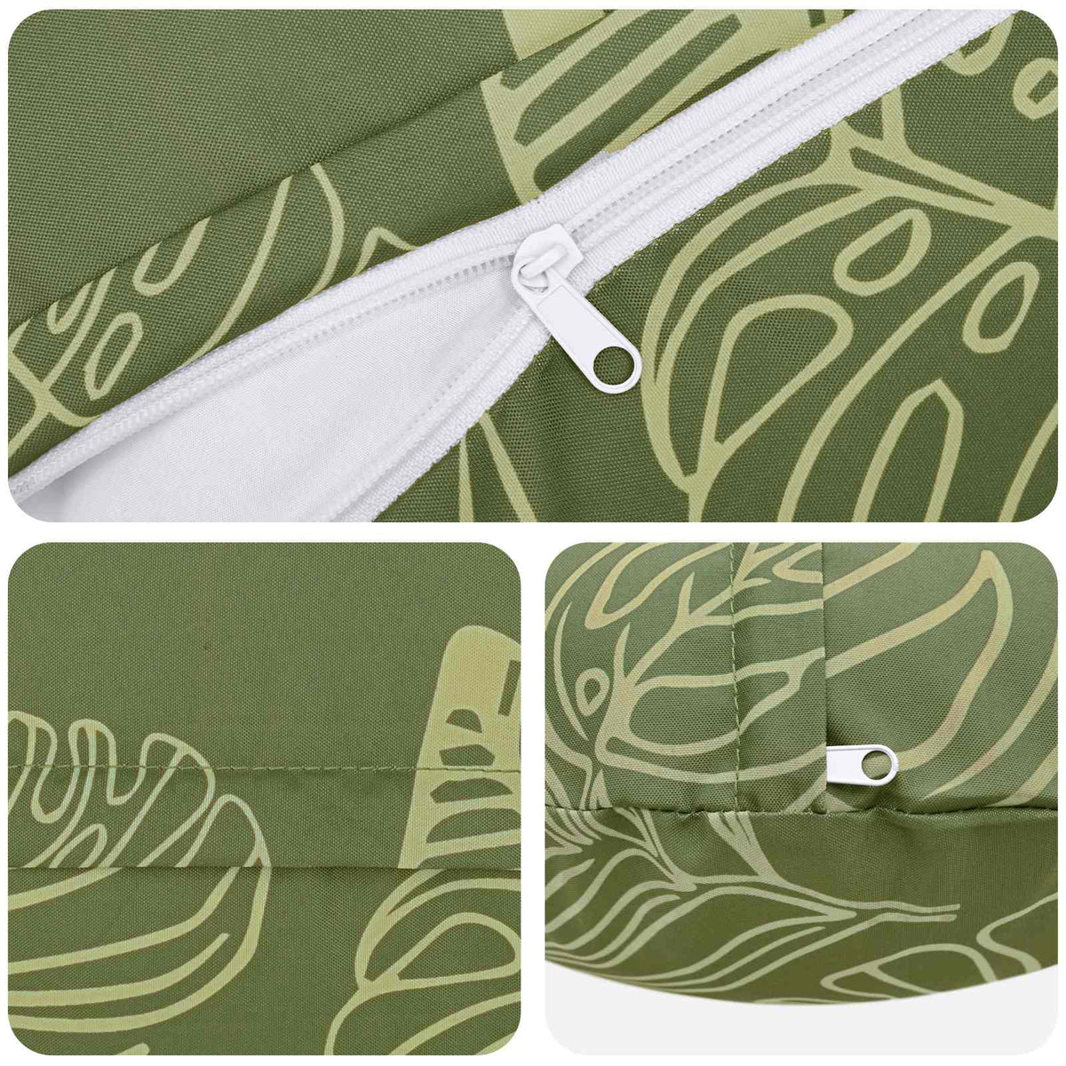 Federa 6 pcs HEERLEN Design a foglia Ø 40 cm Poliestere