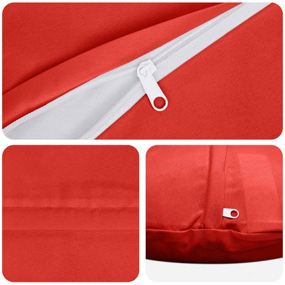 Federa 2 pcs HEERLEN Rosso Ø 40 cm Poliestere