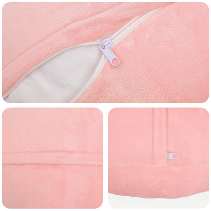 Federa 6 pz HEERLEN Rosa Diam. 40 cm Flanella | homemem39