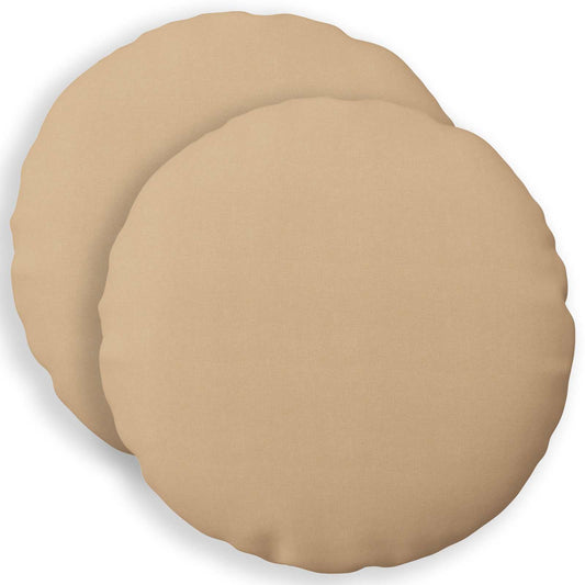 Federa 2 pz HEERLEN Crema Ø 50 cm Tessuto