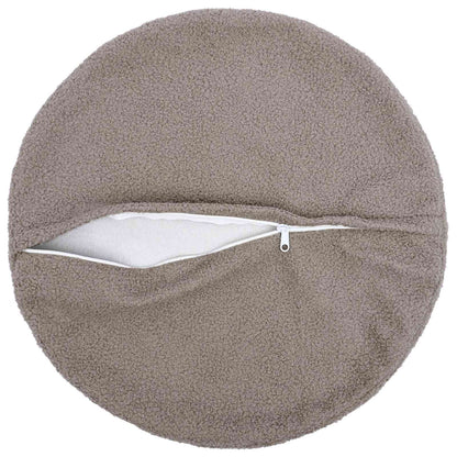 Federa 2 pcs HEERLEN Grigio Chiaro Ø 50 cm Bouclé | homemem39