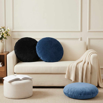 Federa 6 pz HEERLEN Blu navy Diam. 60 cm Flanella | homemem39
