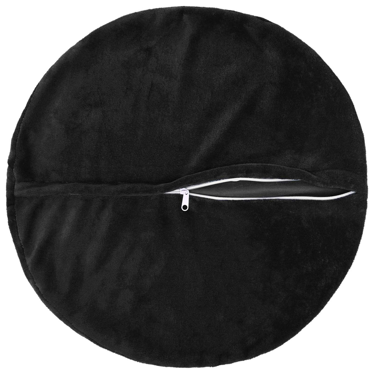 Federa 6 pz HEERLEN Nero Diam. 50 cm Flanella | homemem39