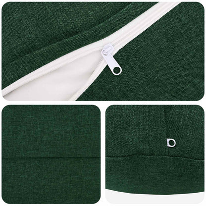 Federa 2 pz HEERLEN Verde Scuro Ø 60 cm Tessuto | homemem39