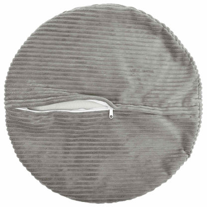 Federa 2 pcs HEERLEN Grigio Chiaro Ø 60 cm corduroy | homemem39