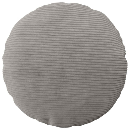 Federa 2 pcs HEERLEN Grigio Chiaro Ø 60 cm corduroy | homemem39