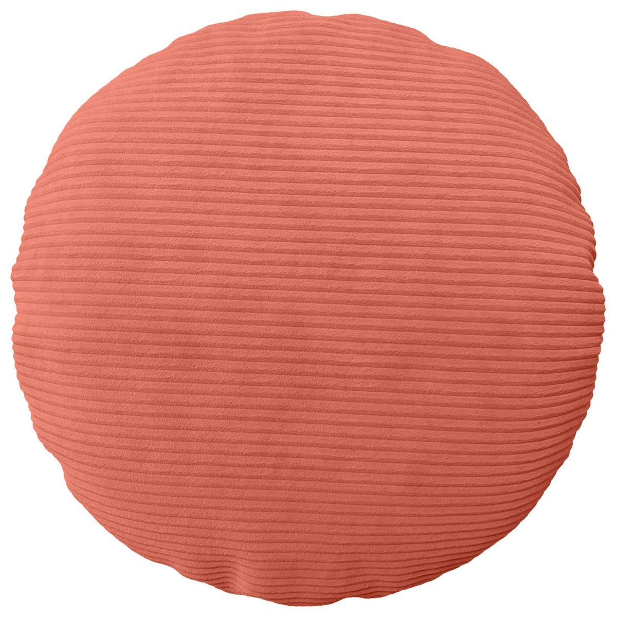 Federa 2 pcs HEERLEN Rosso Arancio Ø 60 cm corduroy