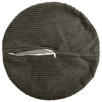 Federa 2 pcs HEERLEN Antracite Ø 60 cm corduroy | homemem39