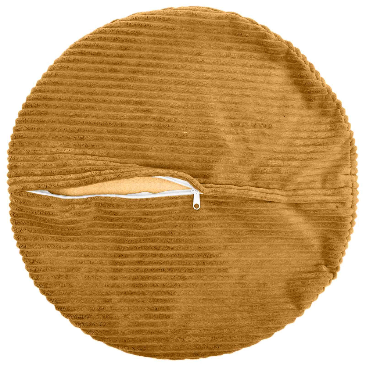 Federa 2 pcs HEERLEN Giallo Ø 60 cm corduroy | homemem39