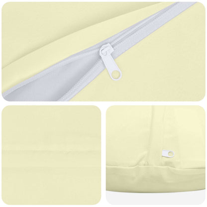 Federa 2 pcs HEERLEN Crema Ø 60 cm Poliestere