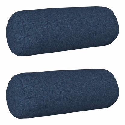 Federa 2 pz HEERLEN Blu Ø 15 x 40 cm Tessuto