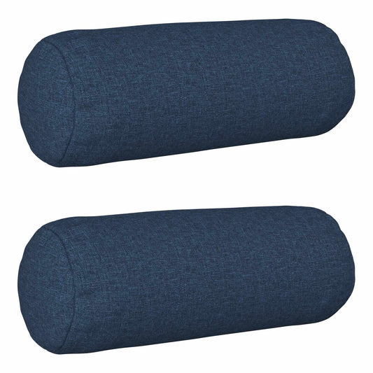 Federa 2 pz HEERLEN Blu Ø 15 x 40 cm Tessuto