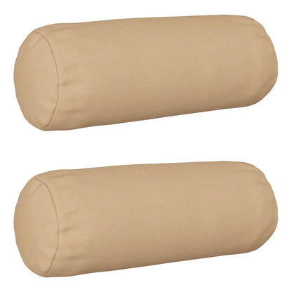 Federa 2 pz HEERLEN Crema Ø 15 x 40 cm Tessuto