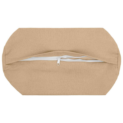 Federa 2 pz HEERLEN Crema Ø 15 x 40 cm Tessuto