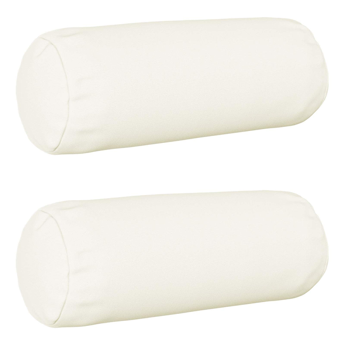 Federa 2 pz HEERLEN Bianco Ø 15 x 40 cm Tessuto | homemem39