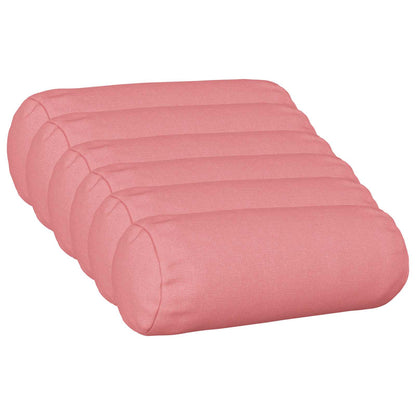 Federa 6 pz HEERLEN Rosa Ø 15 x 40 cm Tessuto
