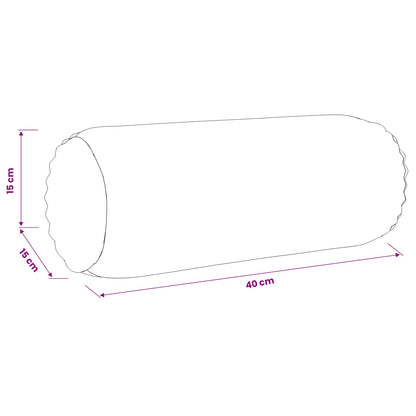 Federa 6 pz HEERLEN Rosso Arancio Ø 15 x 40 cm corduroy | homemem39