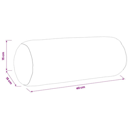 Federa 2 pcs HEERLEN Grigio Scuro Ø 15 x 40 cm Bouclé | homemem39