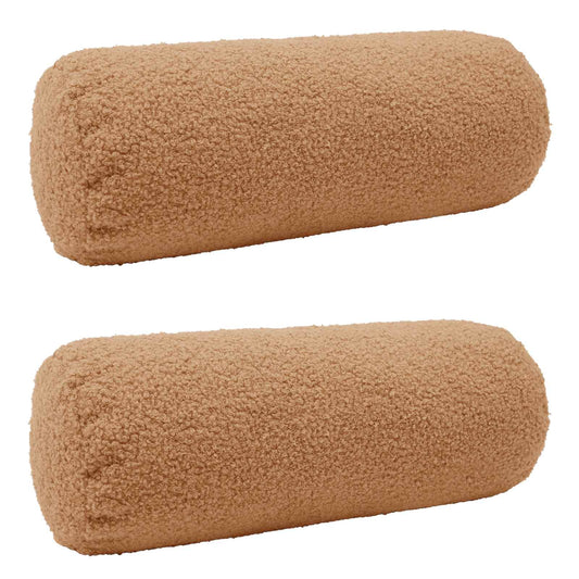 Federa 2 pcs HEERLEN Beige Ø 15 x 40 cm Bouclé | homemem39