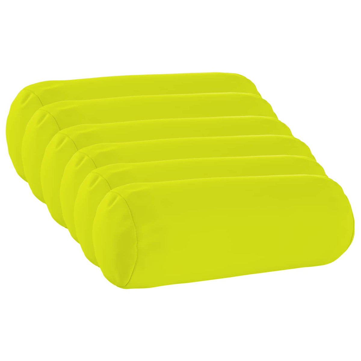 Federa 6 pcs HEERLEN Verde brillante. Ø 15 x 40 cm Poliestere