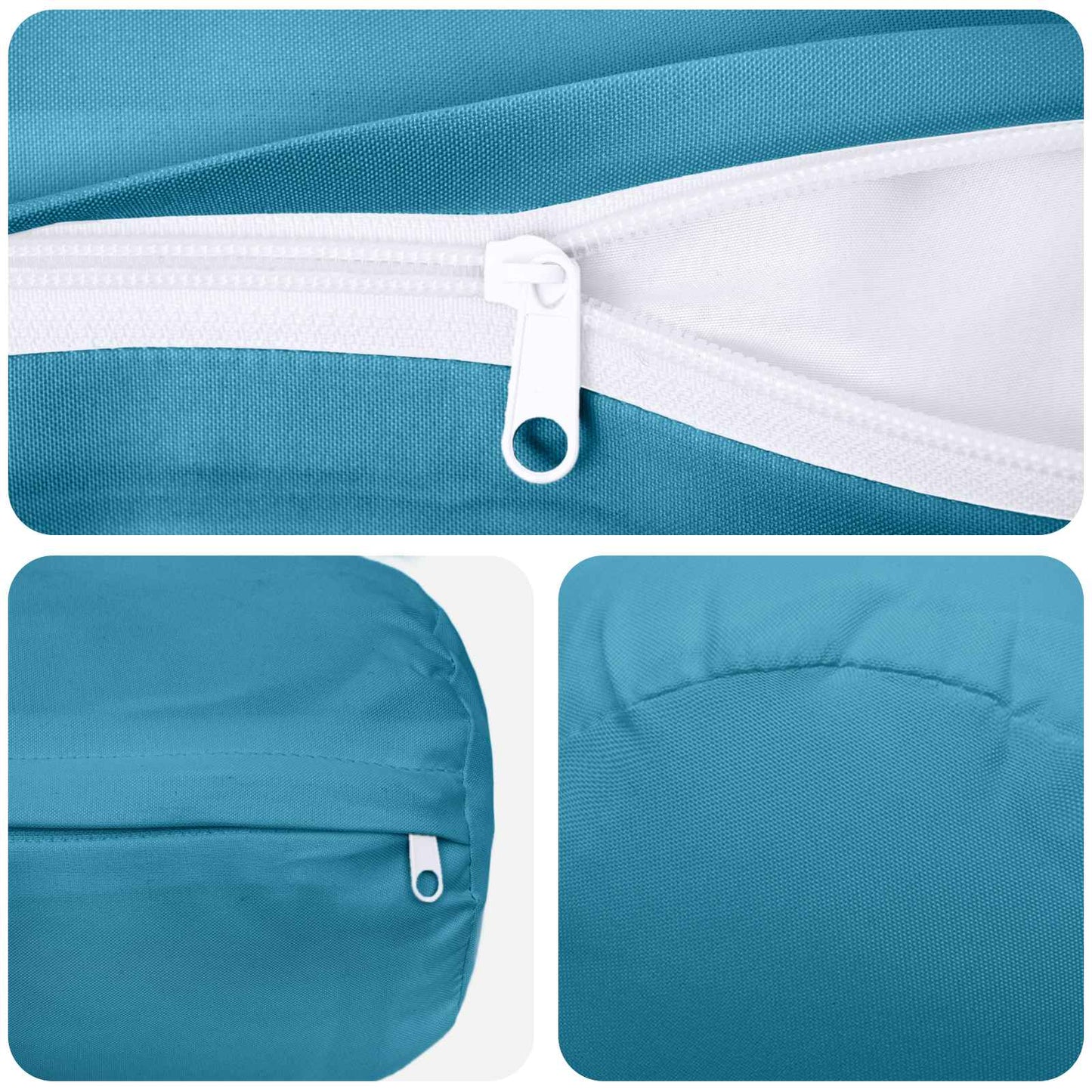 Federa 2 pcs HEERLEN Azzurro Ø 15 x 40 cm Poliestere