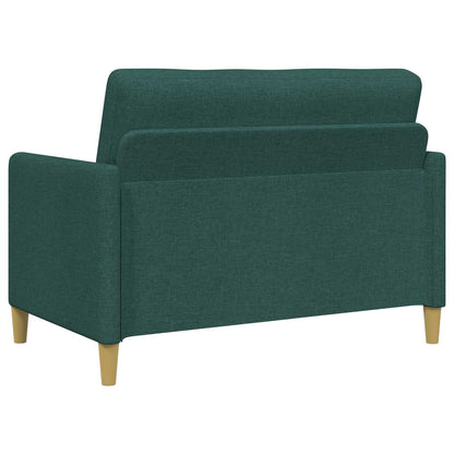 Set di Divani con Storage 2 pcs Verde Scuro Poliestere | homemem39