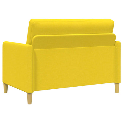 Set di Divani con Storage 2 pcs Giallo Chiaro Poliestere | homemem39