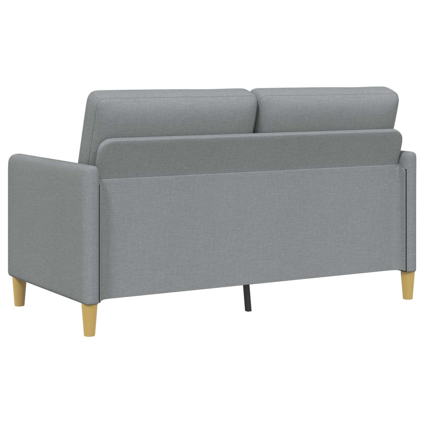 Set di Divani con Storage 2 pz Grigio Chiaro Poliestere