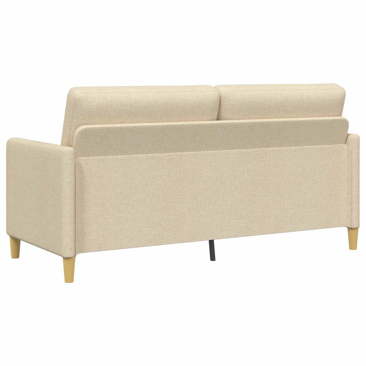 Set di Divani con Storage 2 pz Crema Poliestere