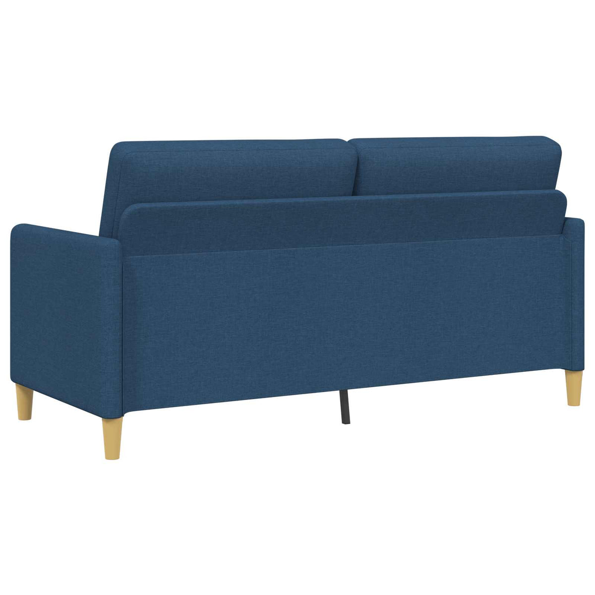 Set di Divani con Storage 2 pz Blu Poliestere