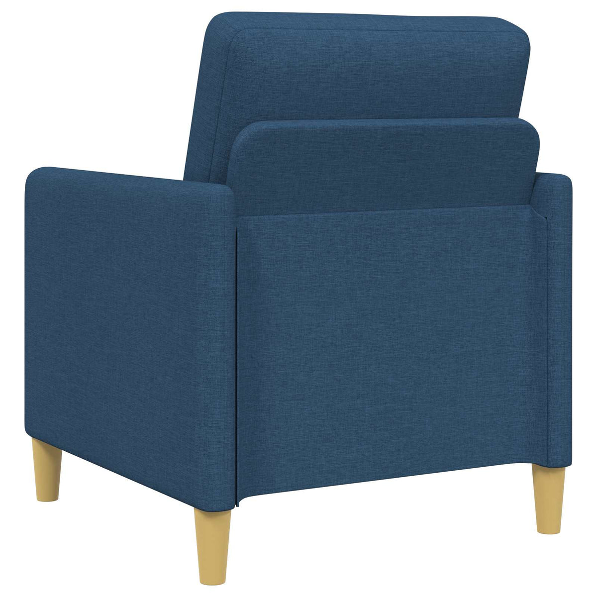 Set di Divani con Storage 2 pz Blu Poliestere
