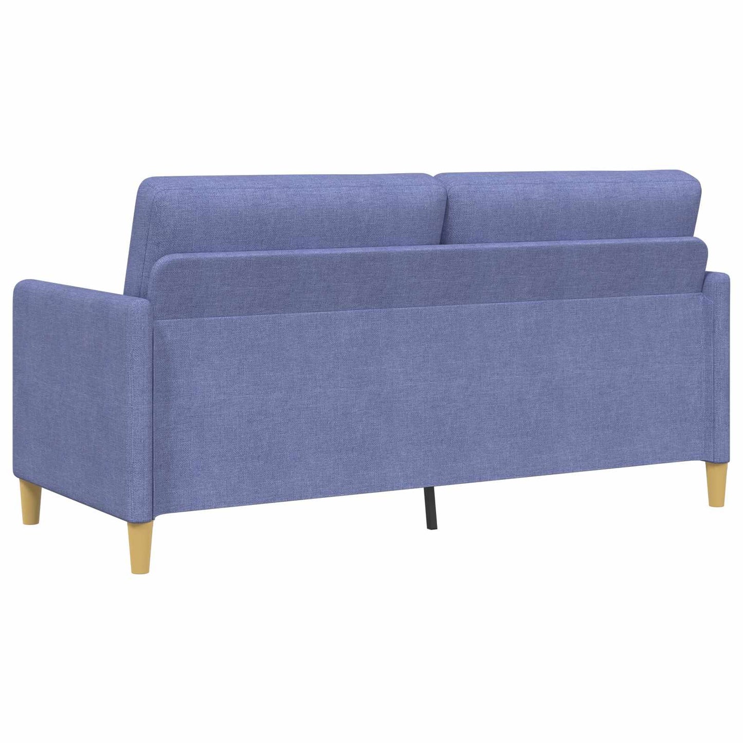 Set di Divani con Storage 2 pz Blu jeans Poliestere