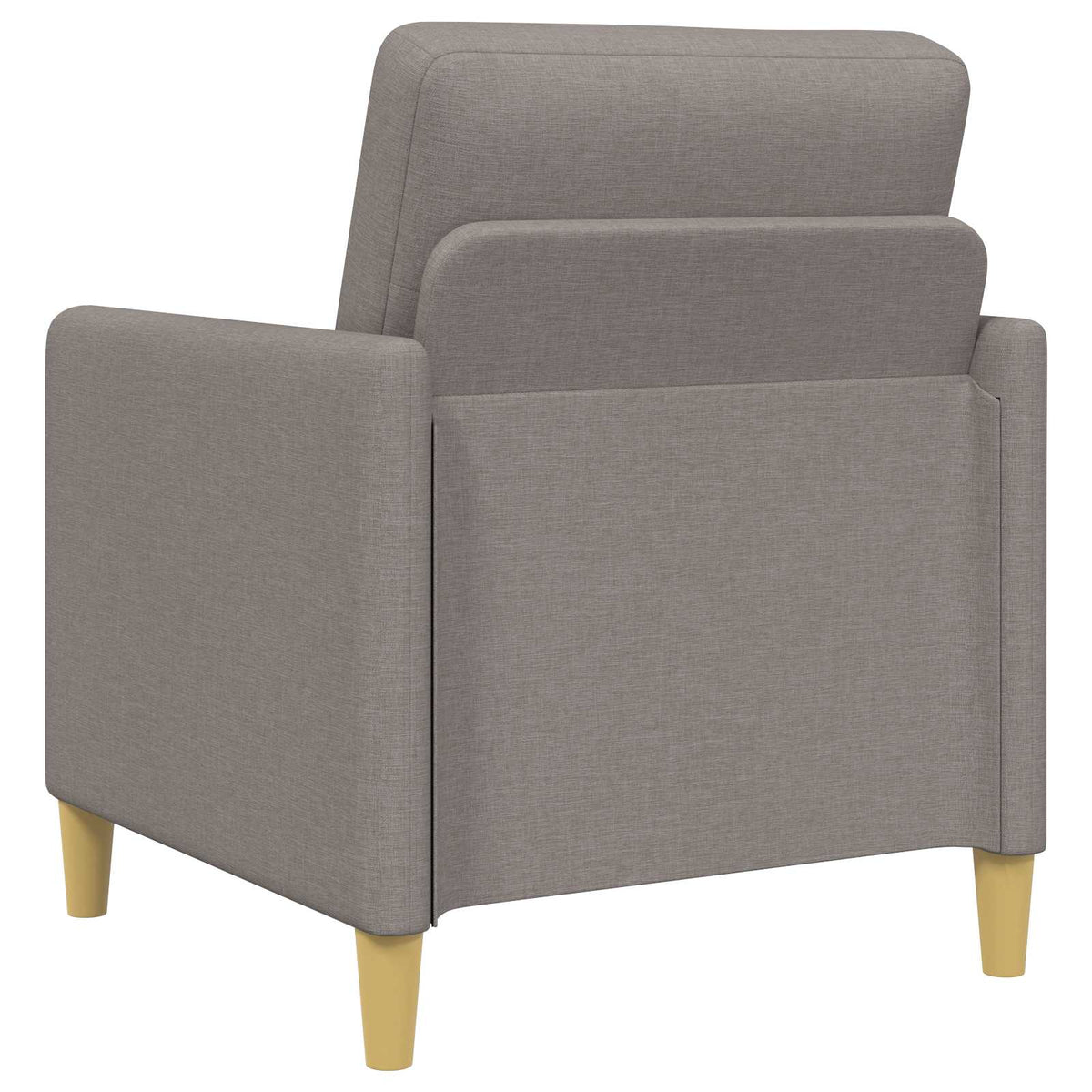 Set di Divani con Storage 2 pz Tortora Poliestere