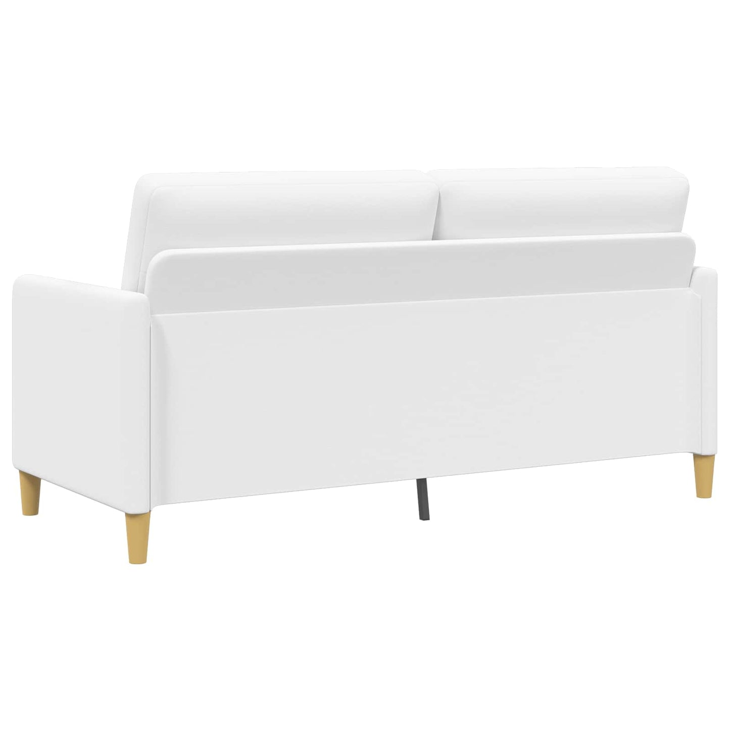 Set di Divani con Storage 2 pz Bianco Poliestere