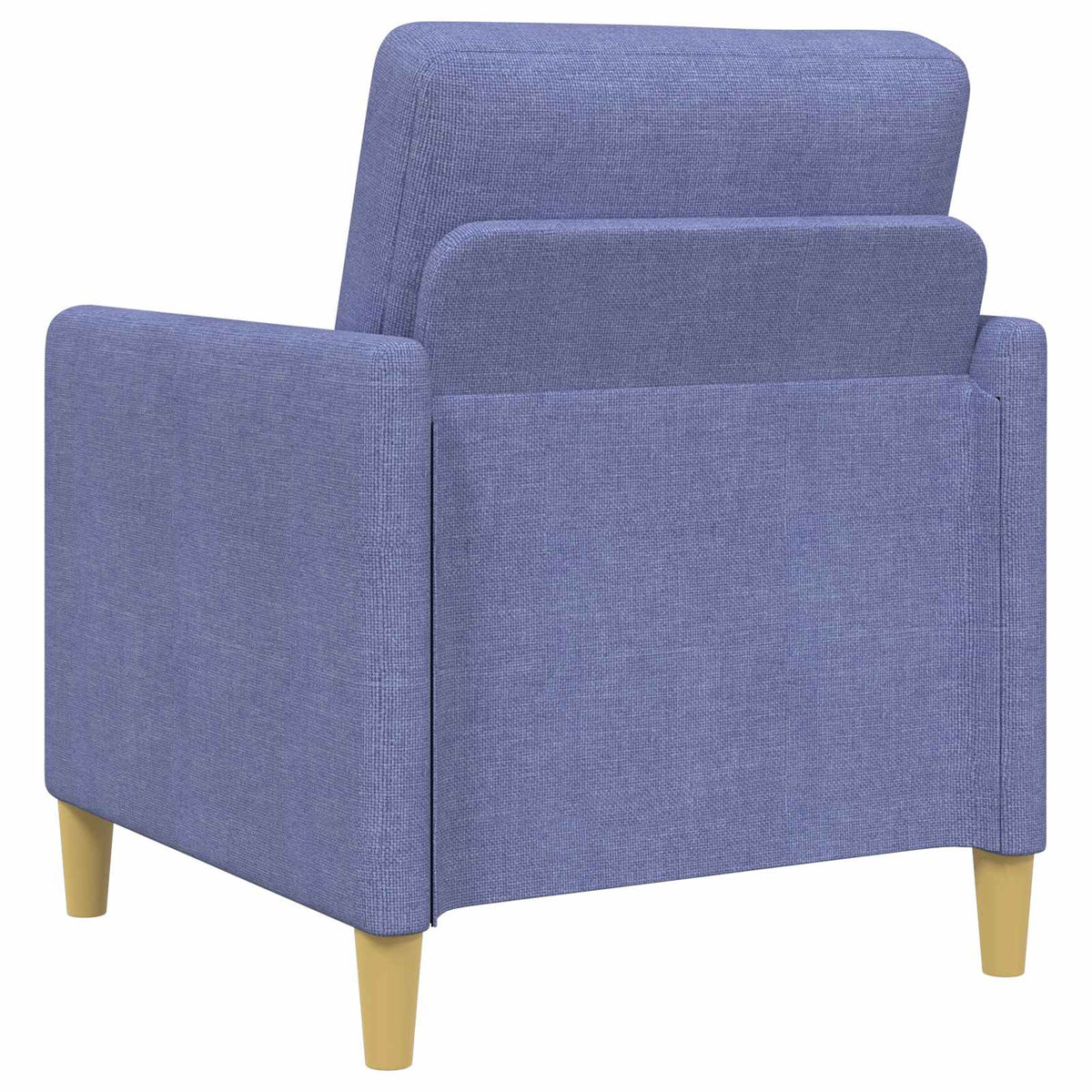Set di Divani con Storage 2 pz Blu jeans Poliestere