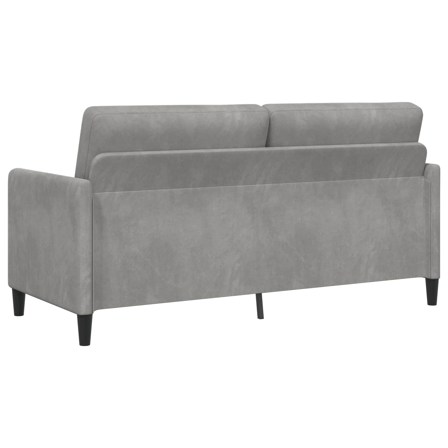 Set di Divani con Storage 2 pz Grigio Chiaro Poliestere | homemem39