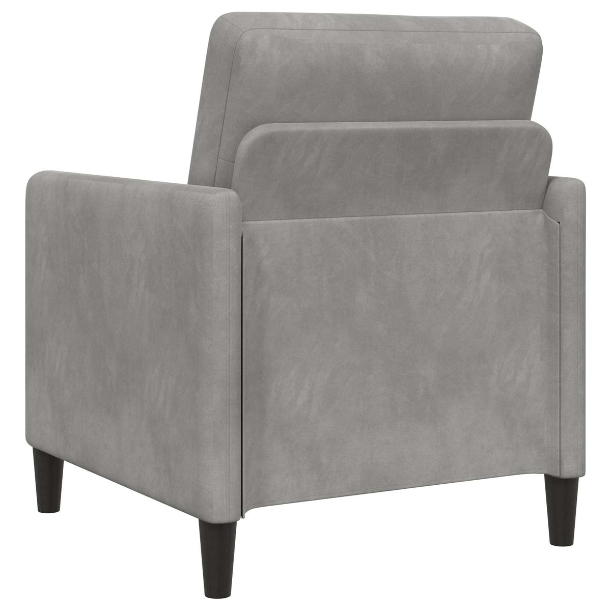 Set di Divani con Storage 2 pz Grigio Chiaro Poliestere