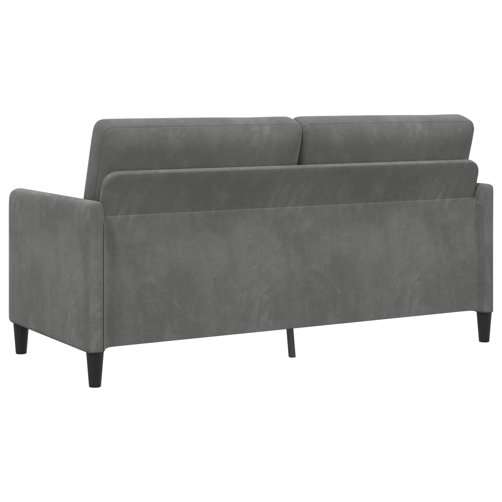 Set di Divani con Storage 2 pz Grigio Scuro Poliestere | homemem39