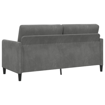 Set di Divani con Storage 2 pz Grigio Scuro Poliestere | homemem39