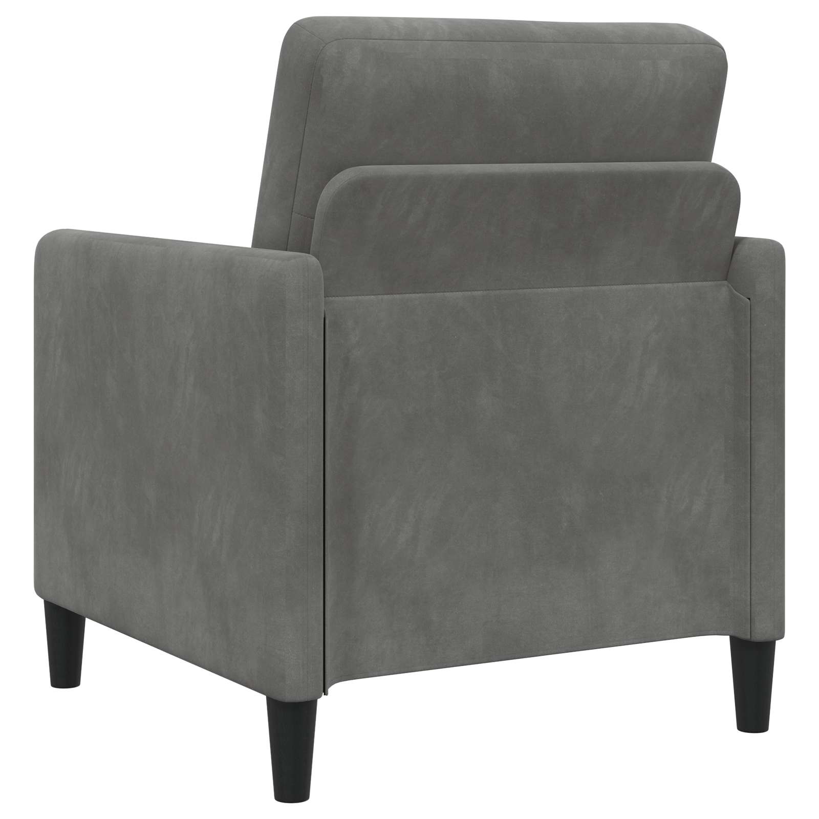 Set di Divani con Storage 2 pz Grigio Scuro Poliestere | homemem39