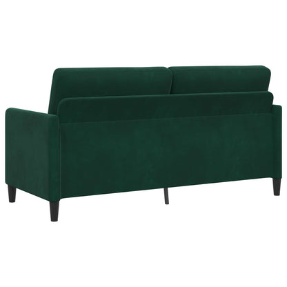 Set di Divani con Storage 2 pz Verde Scuro Poliestere | homemem39