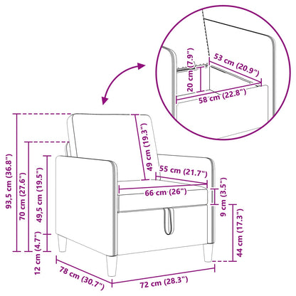 Set di Divani con Storage 2 pz Turchese Poliestere | homemem39
