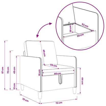 Set di Divani con Storage 2 pz Rosso Vino Poliestere
