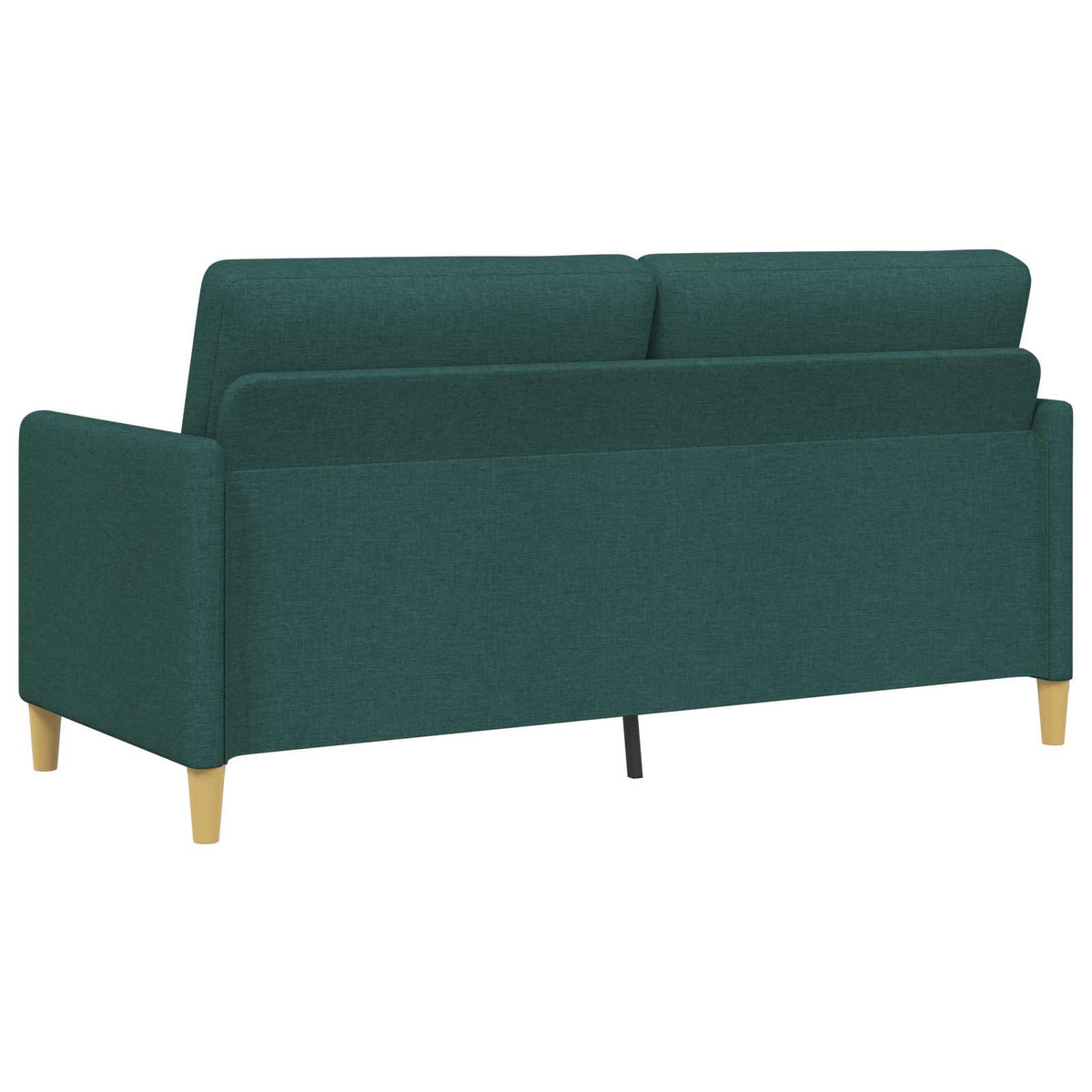 Set di Divani con Storage 2 pz Verde Scuro Poliestere