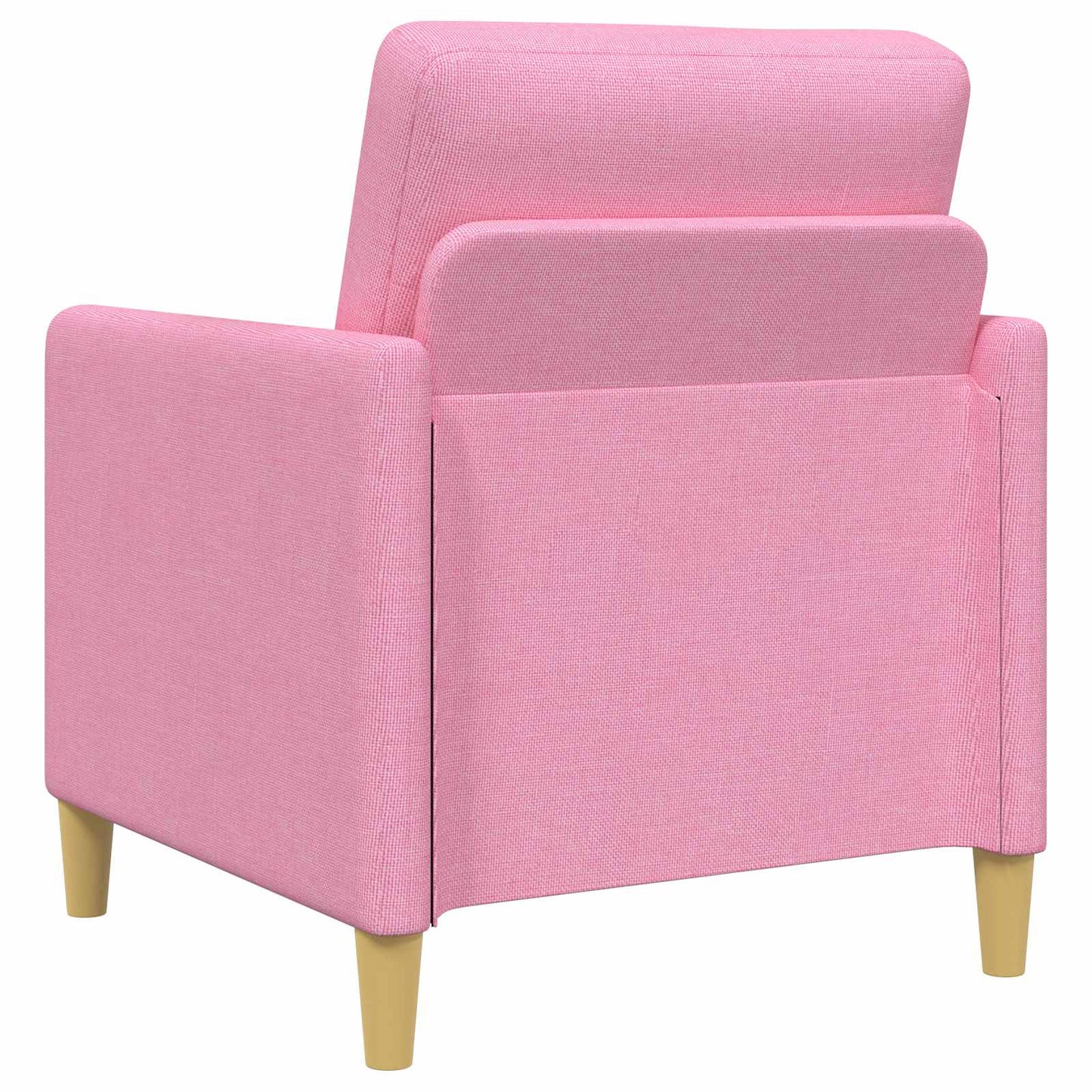 Set di Divani con Storage 2 pz Rosa Poliestere