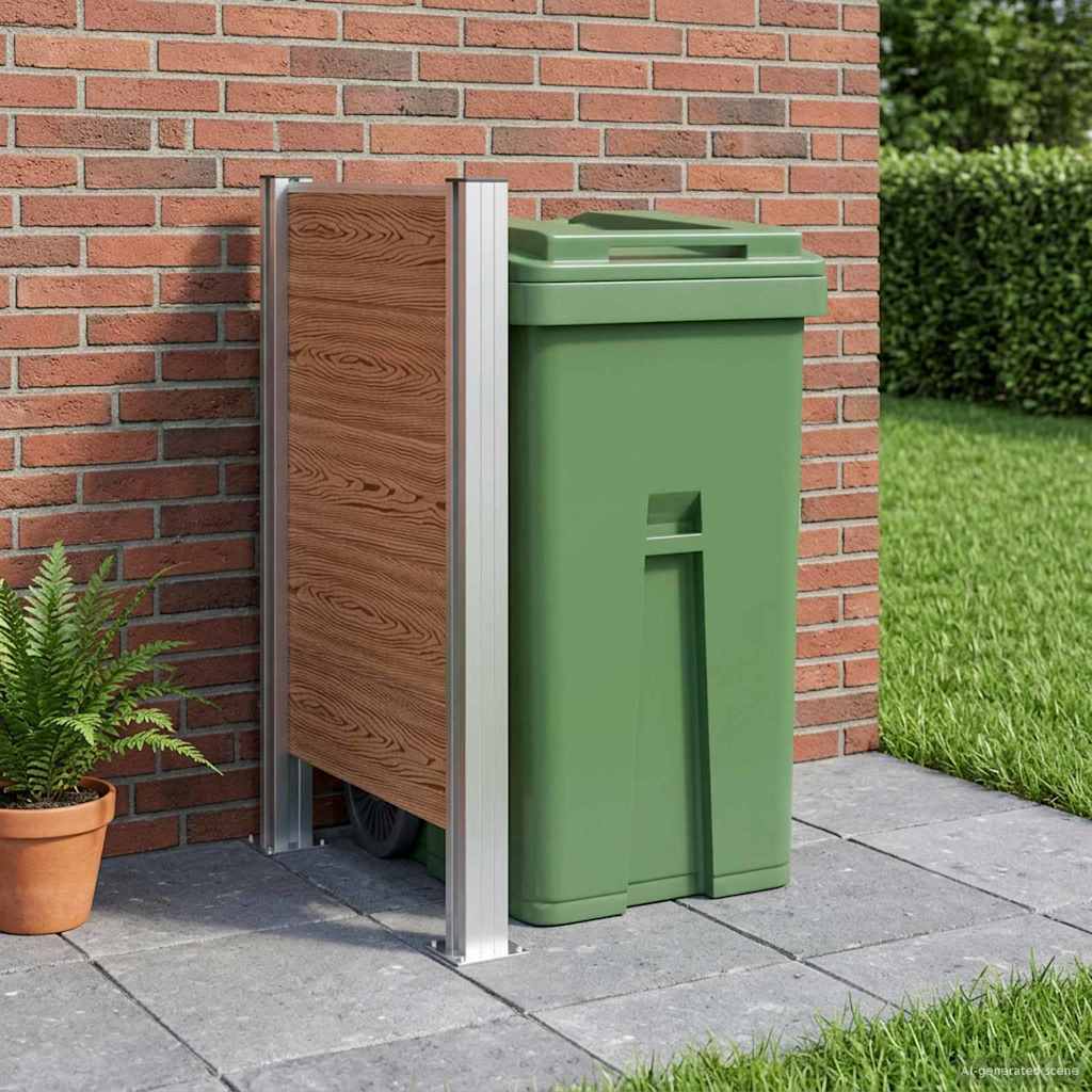 Recinzione Contenitore per Rifiuti Marrone 85 x 12 x 115 cm | homemem39