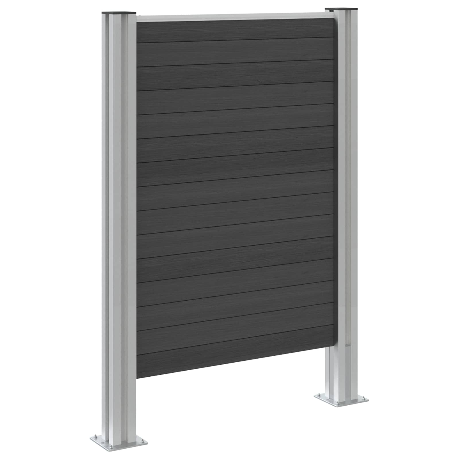 Recinzione Contenitore per Rifiuti Grigio 85 x 12 x 115 cm | homemem39